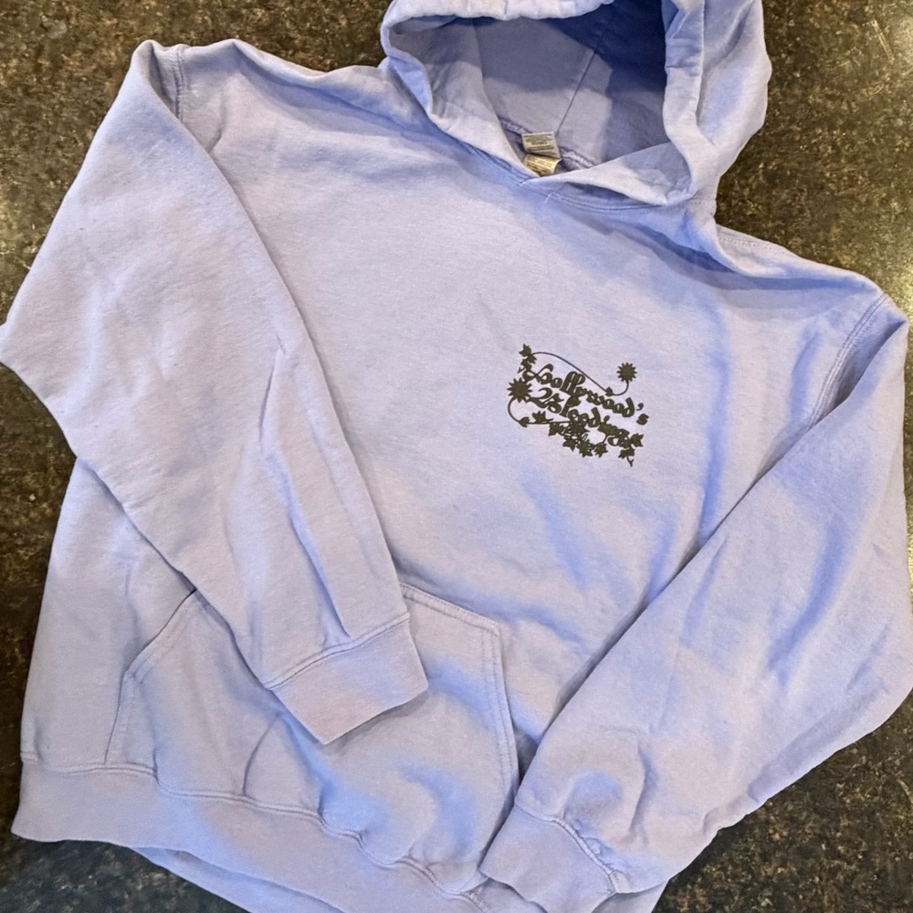 Post Malone Bleeding Live Tour Hoodie Periwinkle Blue / Purple sz. Medium